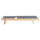 Karrige plazhi Milos prej hiri 204x65x31,5-92,5Hcm (HM10650.02), gri
