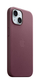 Маска Apple за iPhone 15 FineWoven Case со MagSafe, Mulberry