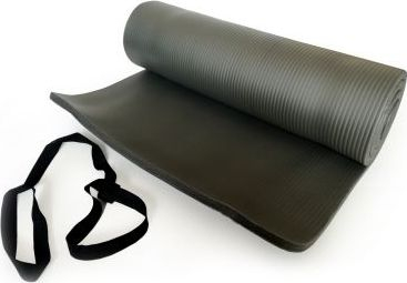 Tapet fitnesi Yakima NBR PRO Mat 100388, 180 x 60 cm, trashësi 15 mm, gri