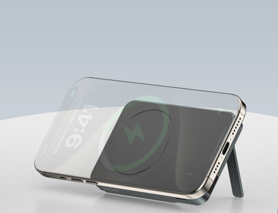 Надворешна батерија 4smarts Wireless OneStyle, 5000mAh, MagSafe, црна
