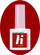 Lak gjysmë permanent për thonj Hi Hybrid 275 Polish Red Sombrero, 5ml, i kuq
