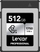 Kartë memorie Lexar Professional CFexpress Type B Silver Series, 512GB, 1750MB/s, argjendtë e zezë