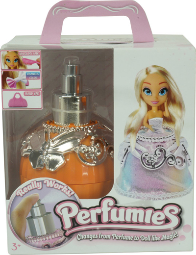 Kukull parfum Perfumies TM Toys Ella Jada, aromë portokalli, për kalamaj