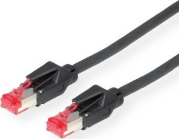 Kabllo rrjeti Dätwyler S/FTP Cat 6 H, 2 m, pa halogjen, e zezë