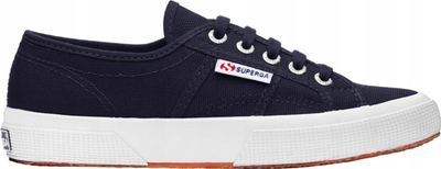 Atlete Superga 2750 Cotu Classic, kanavacë, taban gome, blu e errët