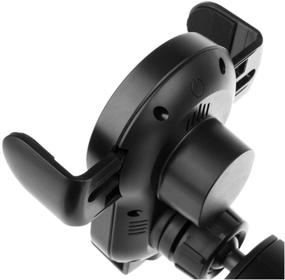Mbajtës automatik me karikim wireless FIXED Matic XL, 15W, i zi