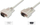 Kabllo zgjatuese RS232 Digitus AK-610203-100-E, DB-9 mashkull femër, 10m, bezhë