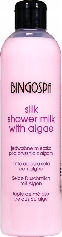 Xhel dushi BingoSpa Silk For Bath, me mëndafsh dhe alga, 300ml