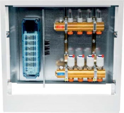 Particion për dollap elektrik të fshehtë SiGMA Li PSZPM2 12, për 2 deri në 12 qarqe, i bardhë