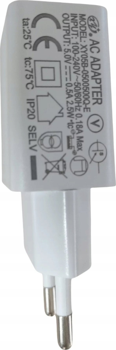 Adaptues karikues Sanico Polux Goldlux 319371, 5.0V 0.5A, i bardhë