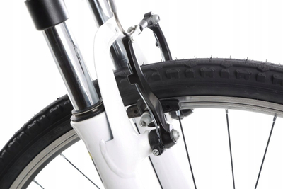 Biçikletë kros për goca Romet Orkan D, 28", 21 marshe Shimano, e bardhë lejlak