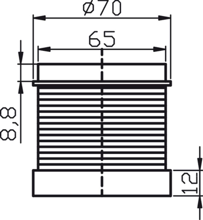 Moduli i dritës Spamel 24V DC (LT70 \ 24-LM-G), LED, i gjelbër