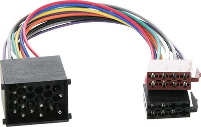Adapter audio BMW ISO 0299, përshtatës radio, konektor kabllosh, i zi