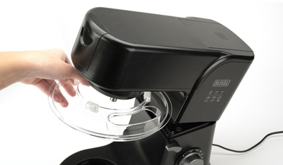 Mikser planetar Black&amp;Decker BXKM1001E, 1000W, enë 5.2L inox, gri