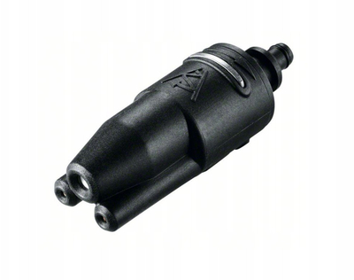 Grikë treshe Bosch Trio Nozzle për larëse me presion AQT, 3 lloje spërkatjeje, e zezë