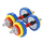 Set hantelash HMS SKC20, 2 x 10kg, me funksion shufre, shumëngjyrësh