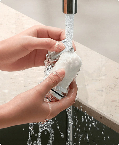 Filtër uji për rubinet Xiaomi Faucet Water Purifier, shumëshkallësh, i bardhë