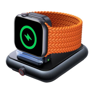 Karikues wireless për Apple Watch Joyroom JR-WQW03, rregullim lartësie, USB-C, i zi