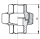 Nyje bashkimi FOUNDRY DN15, 1/2", gize e galvanizuar