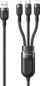 Kabllo karikimi Mcdodo CA-0930 3in1, USB-C Lightning Micro USB, 6A 65W, 1.2m, e zezë