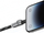 Кабел ланјард Usams SJ746, USB C во Lightning, 1.2m, 30W, црна