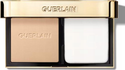 Pudër kompakte Guerlain Parure Gold Skin Control, mbulim i fortë, efekt mat, Beige