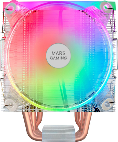 Ftohës portabël për PC Mars Gaming MCPU66, 12cm, ARGB, i zi