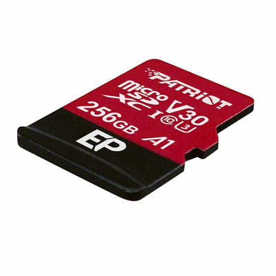 Картичка за меморија Патриот Мемори PEF256GEP31MCX, MicroSDXC, 256 GB, Класа 10 + адаптер SD