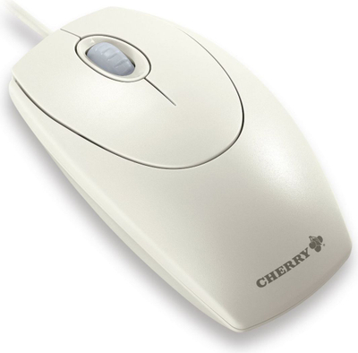 Maus Cherry M-5400, me kabllo, USB, i bardhë
