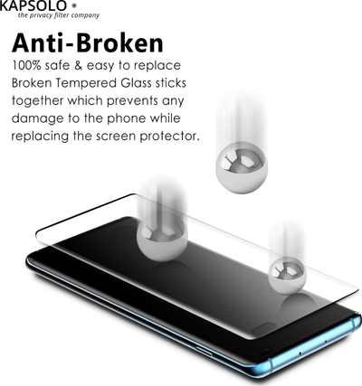Mbrotës ekrani KAPSOLO xham i fortë Tempered Glass për Huawei P40, fortësi 9H, transparent