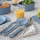 Set takëmesh për udhëtim Koziol Klikk Organic, 3 copë, material organik, gri