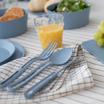 Set takëmesh për udhëtim Koziol Klikk Organic, 3 copë, material organik, gri