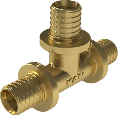 Tee bronzi për tubacione Kan Therm UltraLine 16mm
