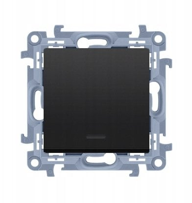 Buton momental Kontakt Simon 10, me LED, normally open, i zi mat