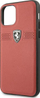 Kuti mbrojtëse Ferrari FEOBAHCN58RE për iPhone 11 Pro 5.8", hardcase lëkurë, e kuqe