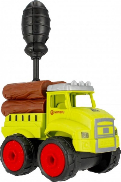 Set lodrash Mega Creative AGRICULTURAL MACHINE, 4 pjesë, me kaçavidë, jeshile e zezë