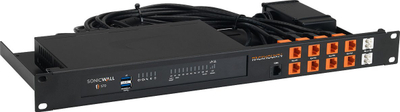 Rik montues rack Rackmount.IT RM-SW-T9, për SonicWall TZ570 TZ670, 19", i zi