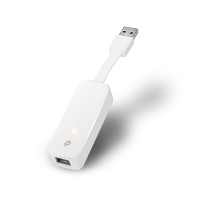 Adapter rrjeti TP-Link UE300, USB 3.0 në Gigabit Ethernet, 1000 Mbps, i bardhë