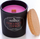 Qiri soje Pavoncella Soy Candle Coconut and Figs, 135g, 40 orë djegie, i zi