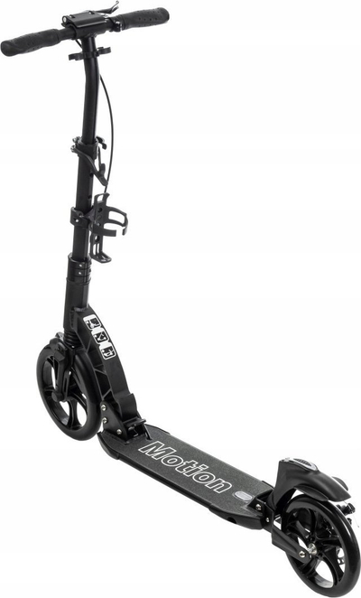 Trotinet HyperMotion Regamo Large City, për të rritur, me amortizatorë, i zi