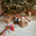 Lodër për qen Dingo Christmas Reindeer Rope, pelush me litar, 50cm, shumëngjyrëshe