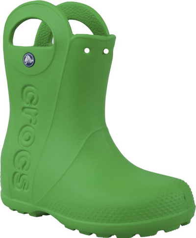 Çizme shiut për kalamaj Crocs Handle It Kids 12803, të lehta, jeshile e errët