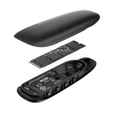 Kuti SSD ASUS COBBLE ESD-A1A, M.2 NVMe SATA, USB-C 3.2 Gen 2, e zezë