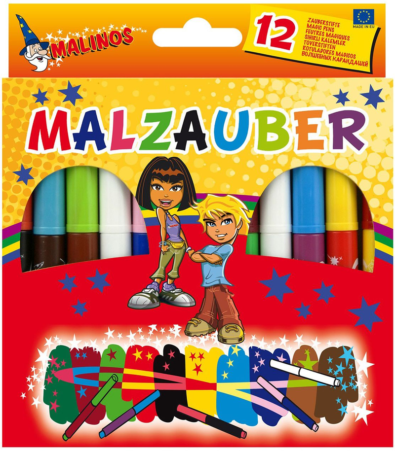 Set markera Magic Markers, 12 copë, shumëngjyrësh