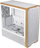 Kase PC Lian Li LANCOOL 217, Mid Tower, xham i temperum, e bardhë me dru