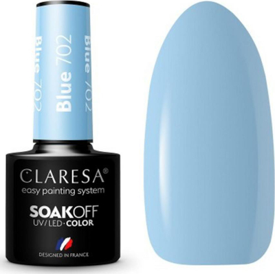 Llakk thonjsh hibrid Claresa Blue 702, blu e kaltër