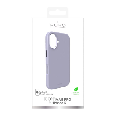 Mbrojtëse telefoni Puro ICON MAG PRO për iPhone 17, TPU, vjollcë e çelët