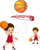 Unazë basketbolli Macyszyn Toys, diametër 49.5 cm, portokalli