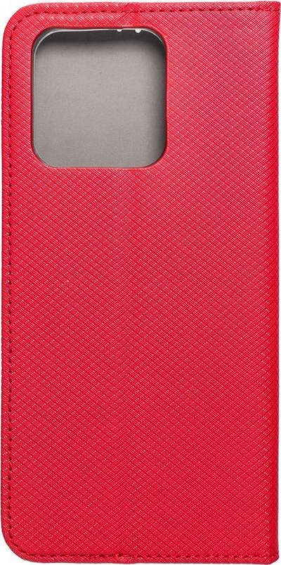 Kapak telefoni Smart Case për Xiaomi Redmi 10C, me magnet, tip portofol, i kuq