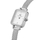 Orë dore për femra Daniel Wellington Quadro Mini DW00100732, e argjendtë